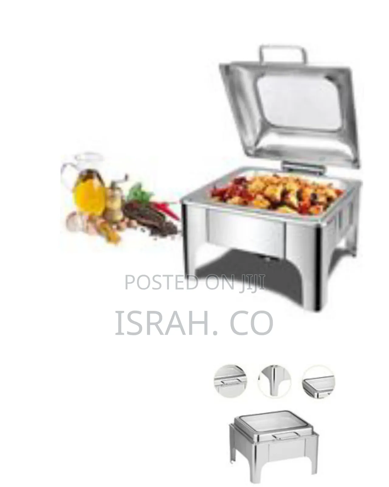 Professional Stainless Steel Chafing Dish With Glass Lid