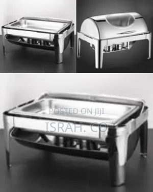 Elegant Stainless Steel Chafing Dish With Glass Viewing Panel