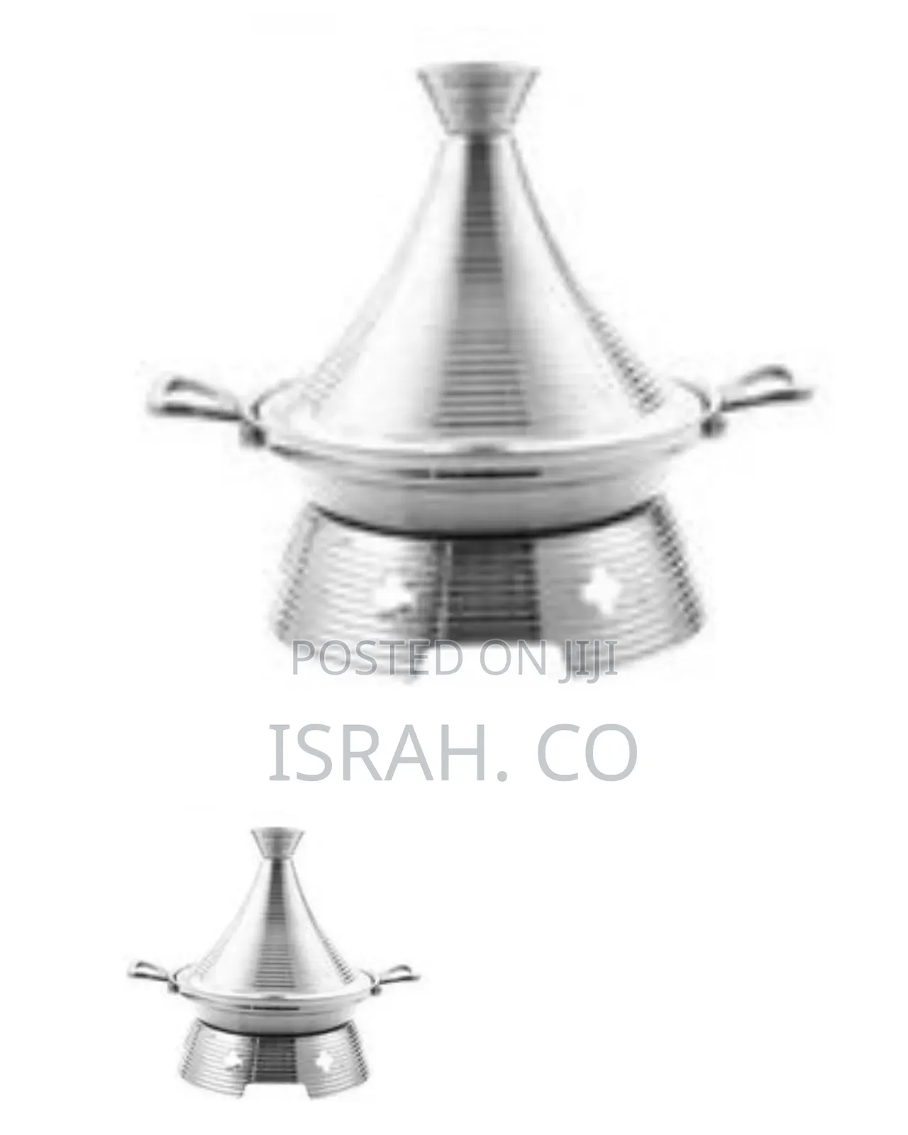 Elegant Metal Tagine Serving Set / Chafing Dish