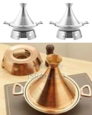 Elegant Metal Tagine Serving Set / Chafing Dish