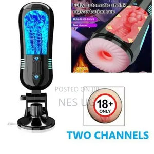 Male Masturbation Cup Anal & Vaginal Double Hole Fully Automatic