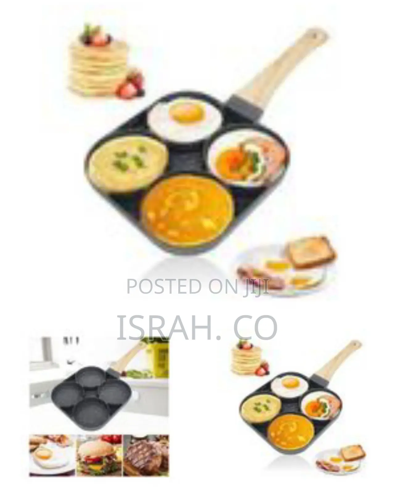 4-Section Non-Stick Breakfast Frying Pan