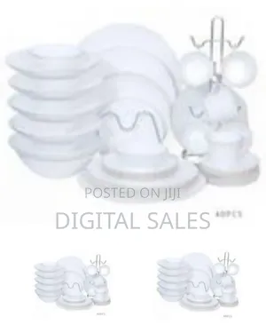 Elegant 40-Piece Dinnerware and Tea Set - Multicolor##