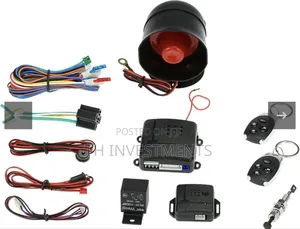 Universal Car Alarm System With Keyless Entry Anti Theft Protection