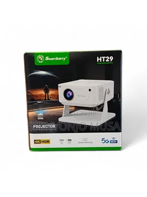 Smartberry Ht29 Mini Projector | Wifi6, Bt5.0, Screen Mirroring