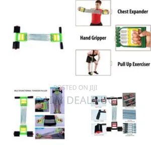Multi-Functional Spring Chest Expander Resistance Trainer
