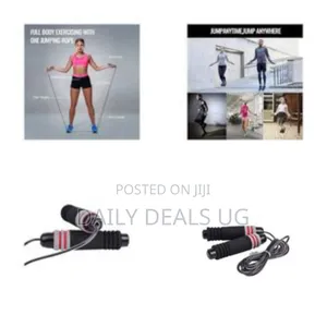 Adjustable Jump Rope With Comfort Grip Handles - Multicolor