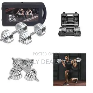 Professional Adjustable Dumbbell Set (30kg) - Multicolor