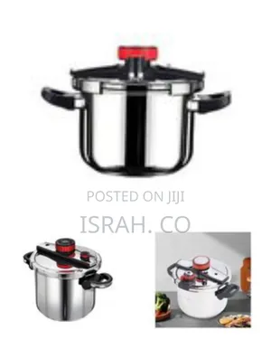 Stainless Steel Pressure Cooker - Silver