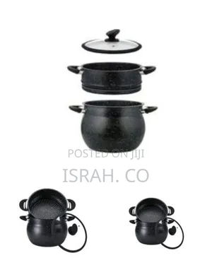 Stainless Steel Marble Coating Steamer Pot