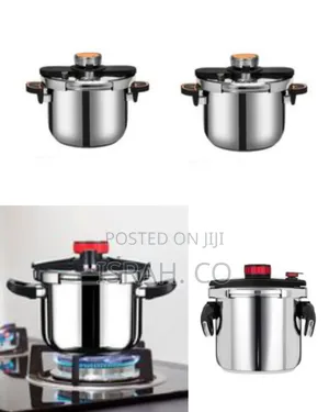 Modern Stainless Steel Pressure Cooker - Multicolor##