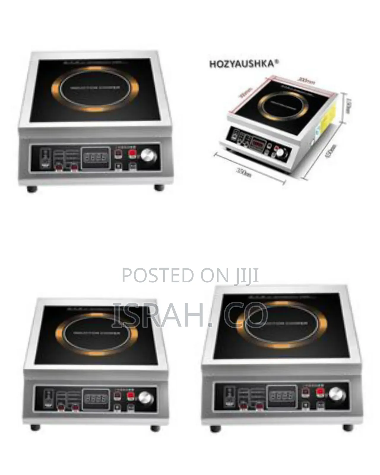 Electric Commercial-Grade Induction Cooker - Multicolor##