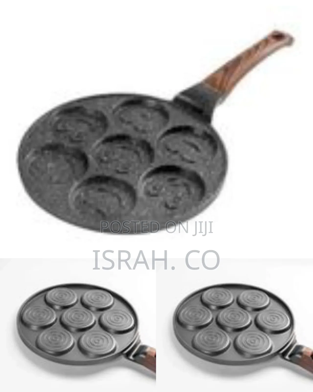 Non-Stick Round Frying Pan for Making Smiley Eats