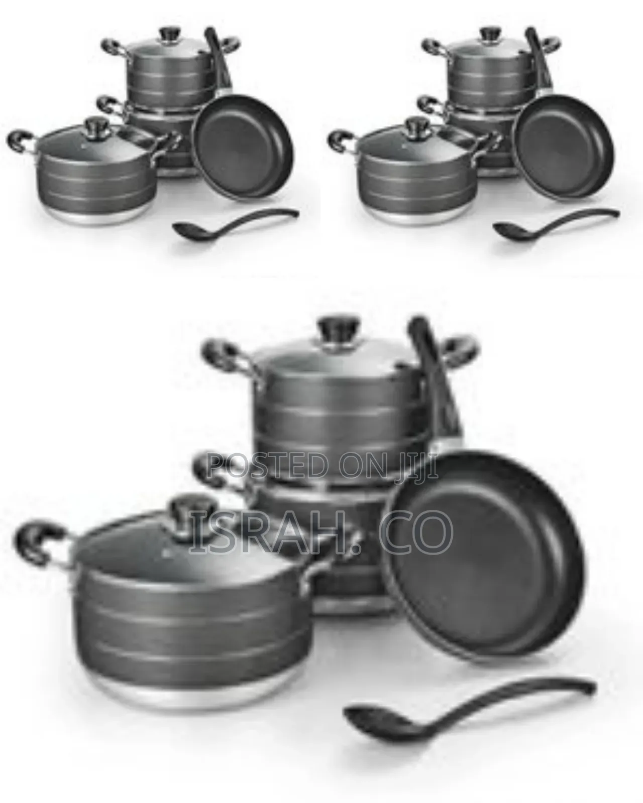 8 Piece Set of Cookware Saucepans