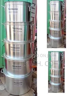10 Piece Set of Heavy Duty Large Saucepans