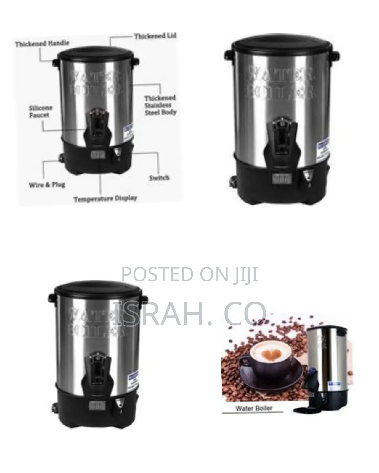 Commercial Electric Water Boiler - Multicolor