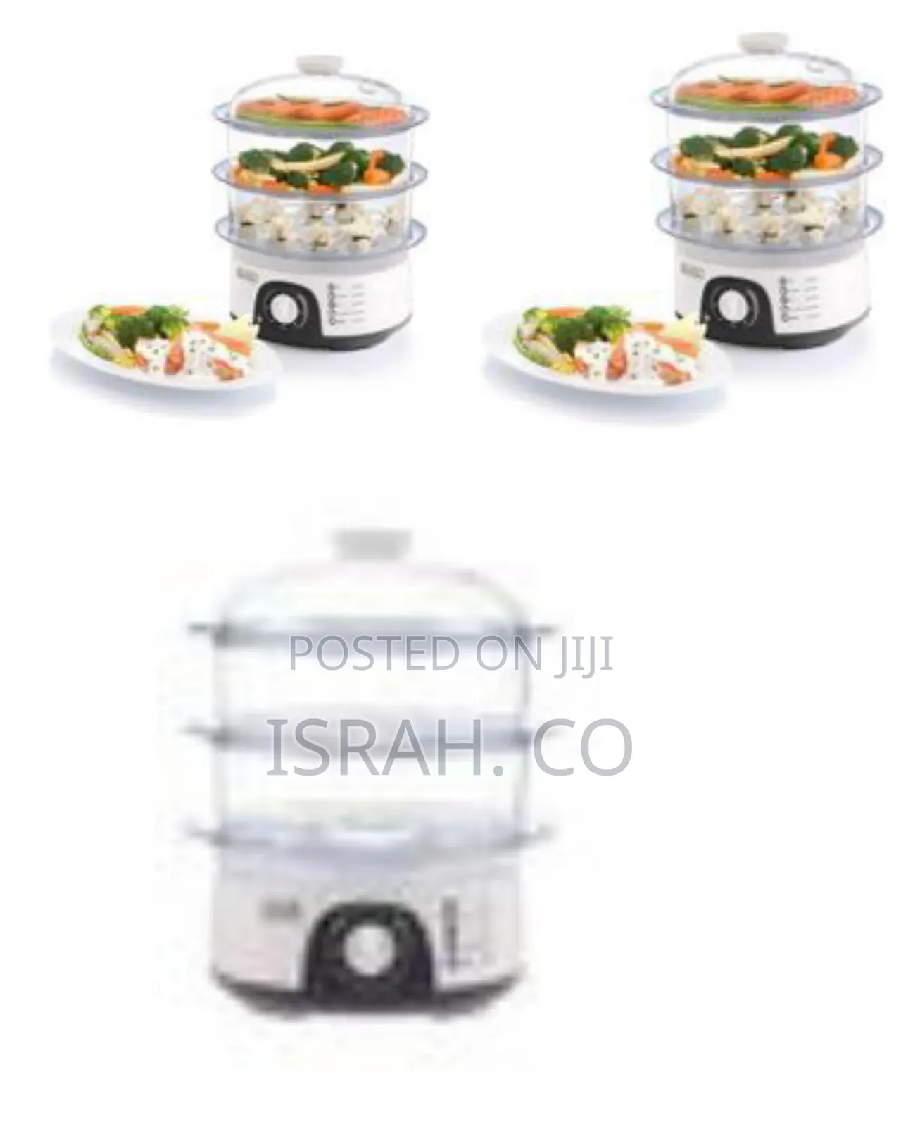 Multi-Tiered Electric Food Steamer