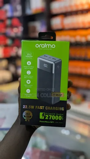 Oraimo 27000mah 22.5w Power Bank With Led Display