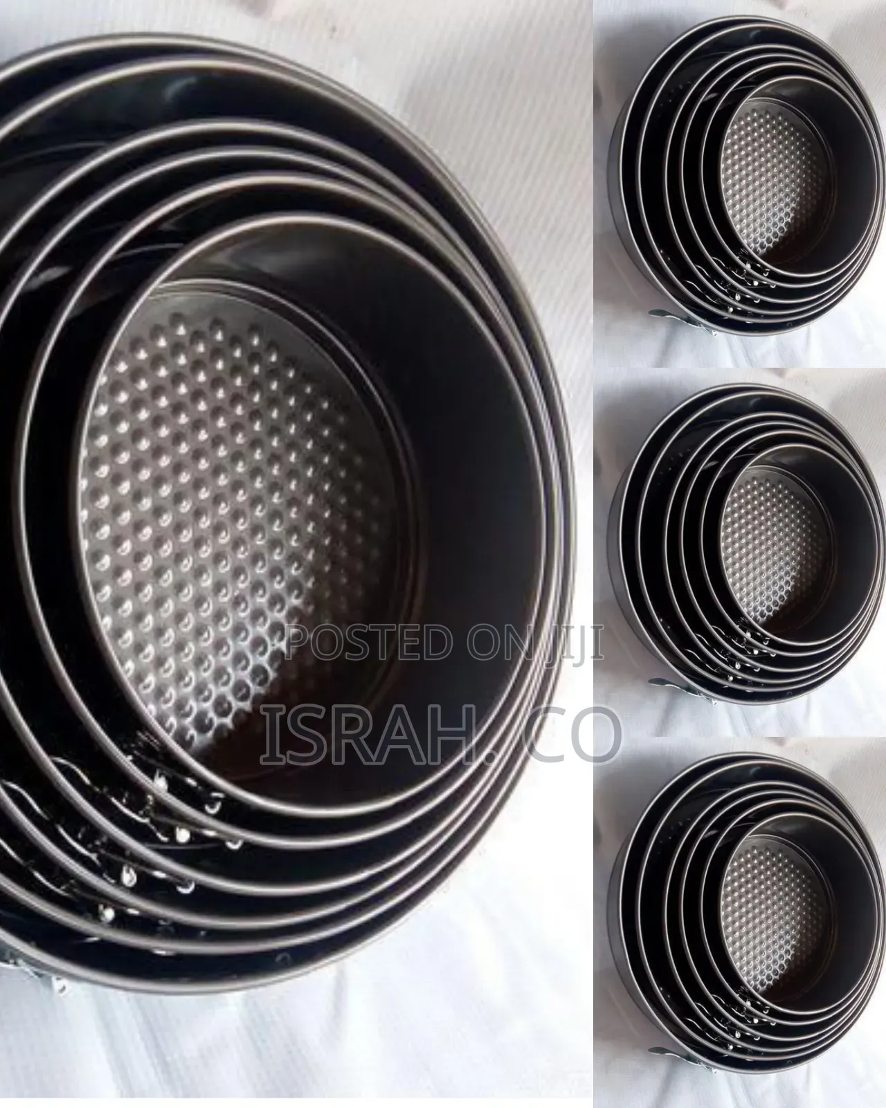 Set of Non-Stick Springform Cake Pans - Multicolor