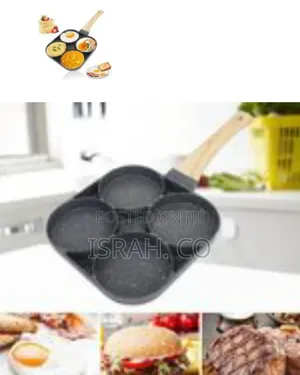 Multi-Compartment Non-Stick Frying Pan for Breakfast