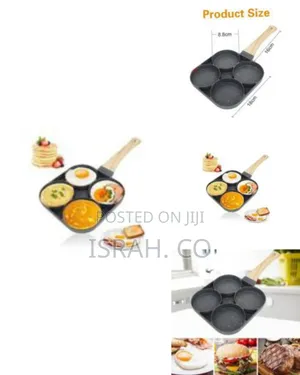 Multi-Compartment Non-Stick Frying Pan for Breakfast