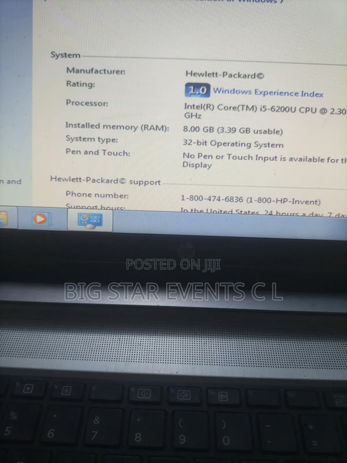 Laptop HP Envy 17t 8GB Intel Core I5 HDD+SSD 500GB