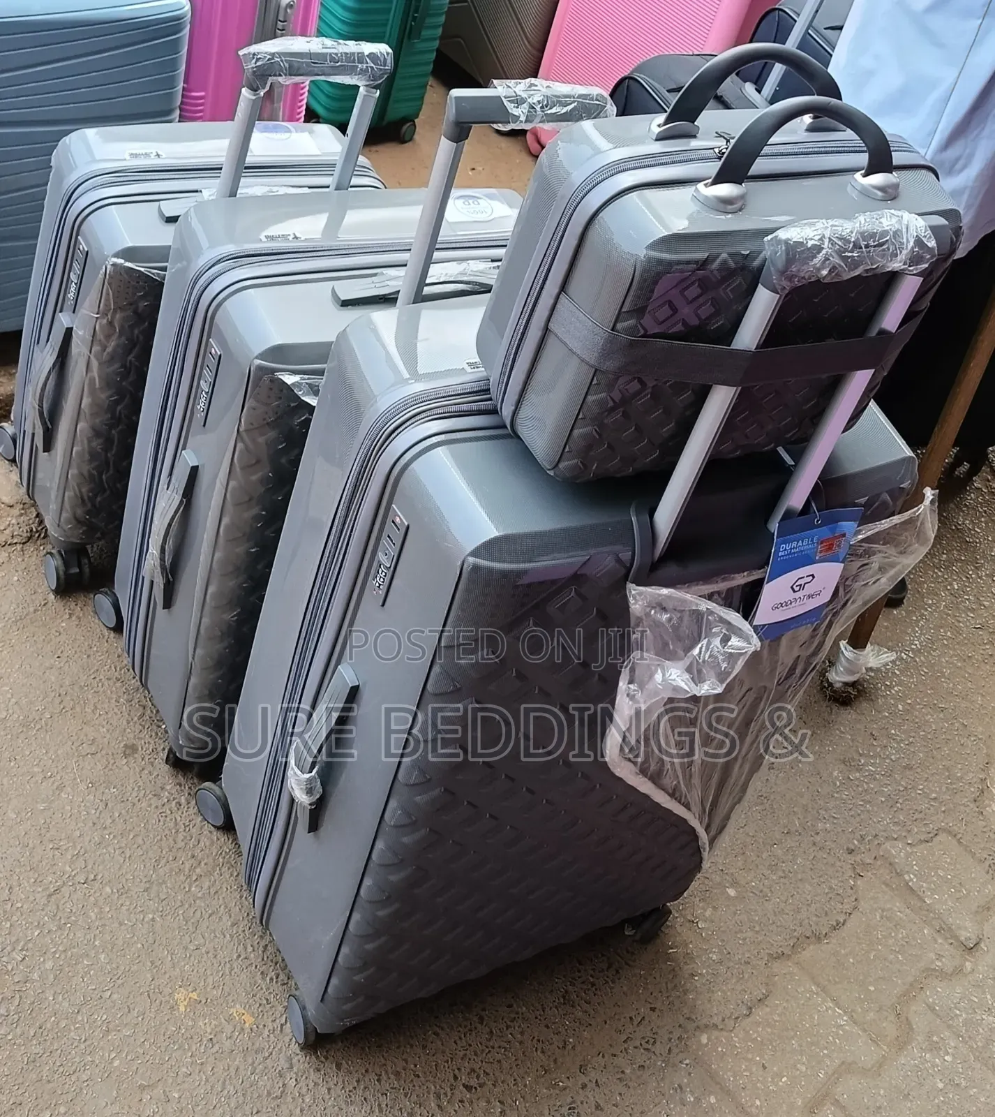 4 in 1 Generic Rubber Suitcases