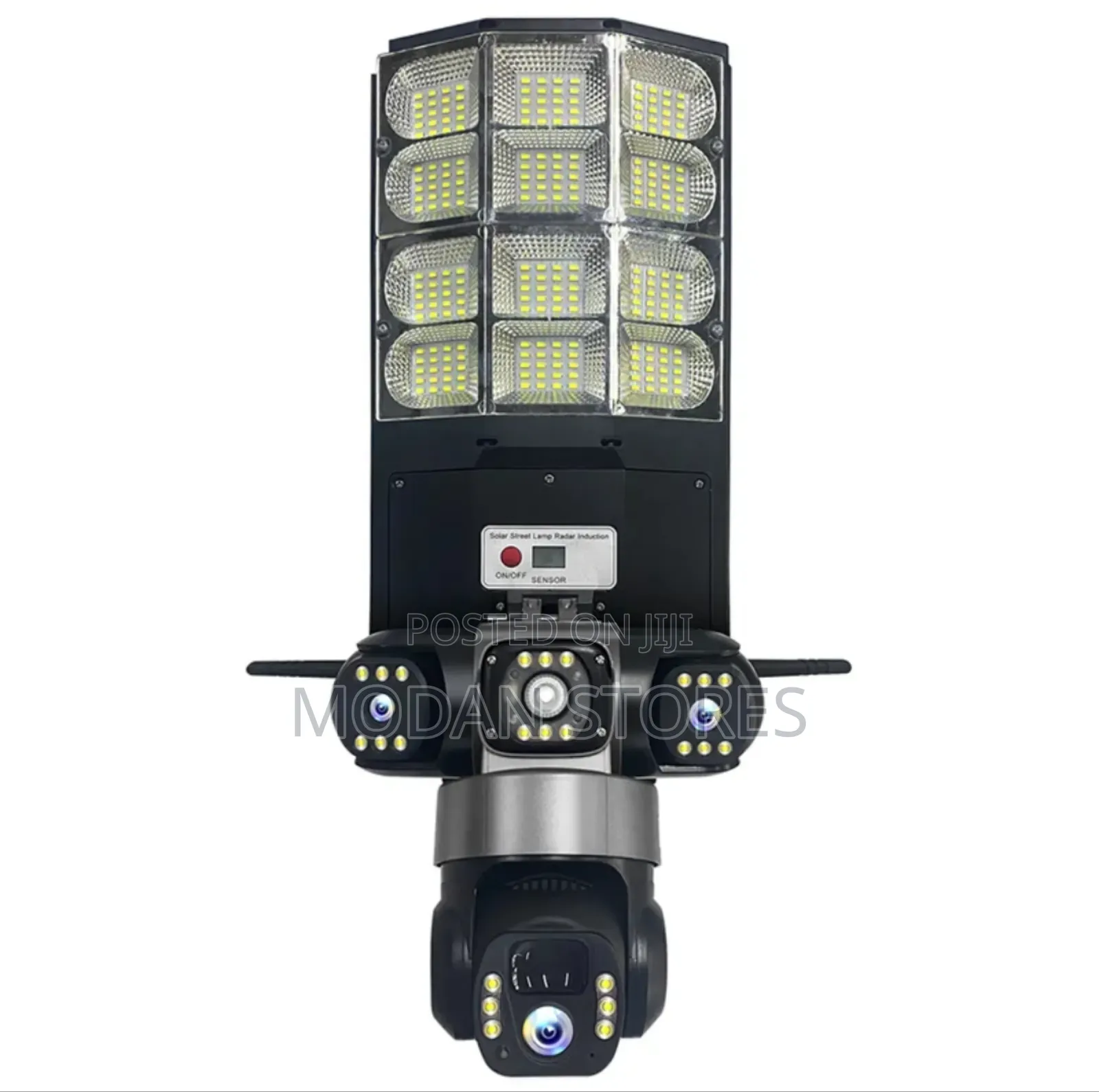 Triple Lens Camera With Floodlight