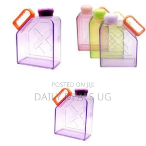 Slim Portable Notebook-Style Water Bottle - Multicolor