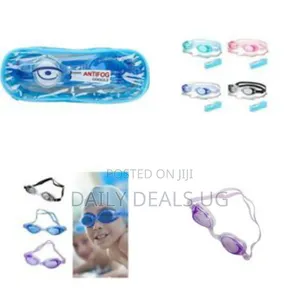 Anti-Fog Uv Protection Swimming Goggles - Multicolor