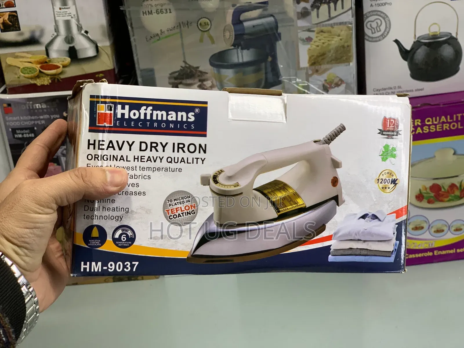 Hoffmans Hm-9037 Heavy Dry Iron.