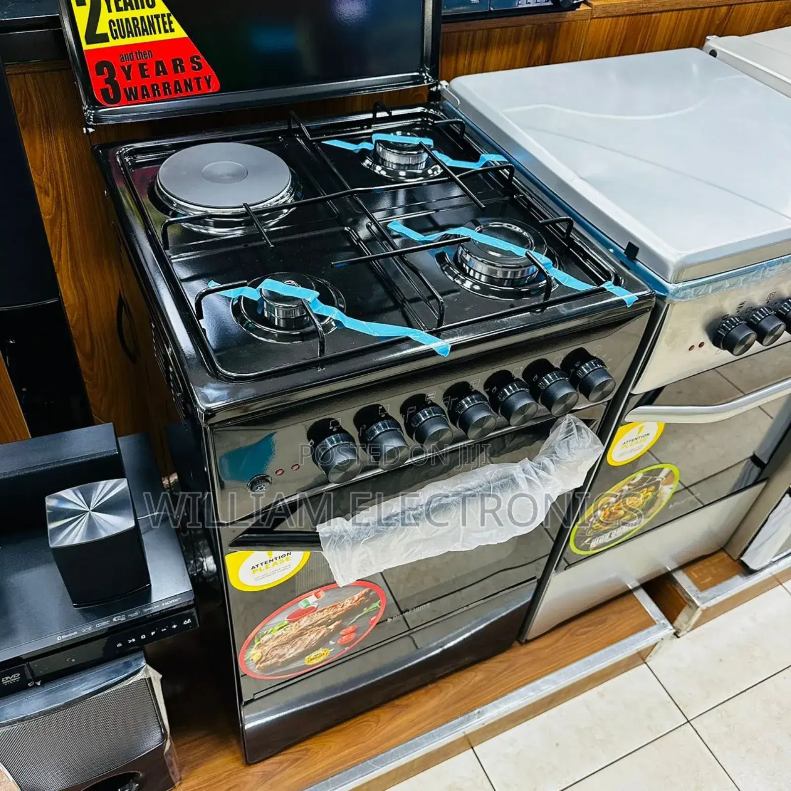 50 by 50 Blue Flame Cooker 3 by 1 With Electric Oven