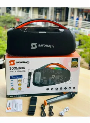 Sayonapps Waterproof Wireless Subwoofer With Microphone With Deep Bass