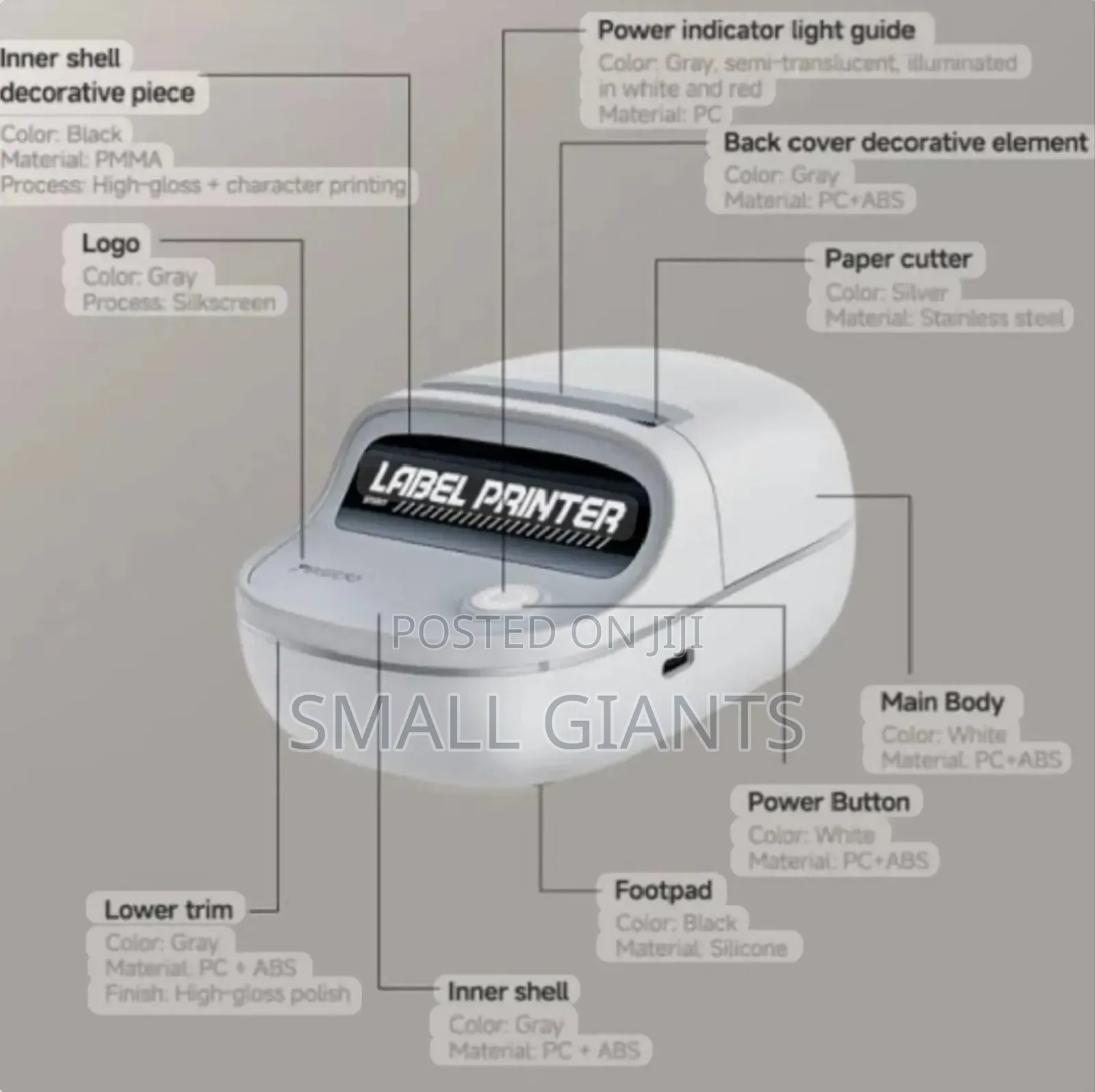 Yesido Sp10 Thermal Label Printer