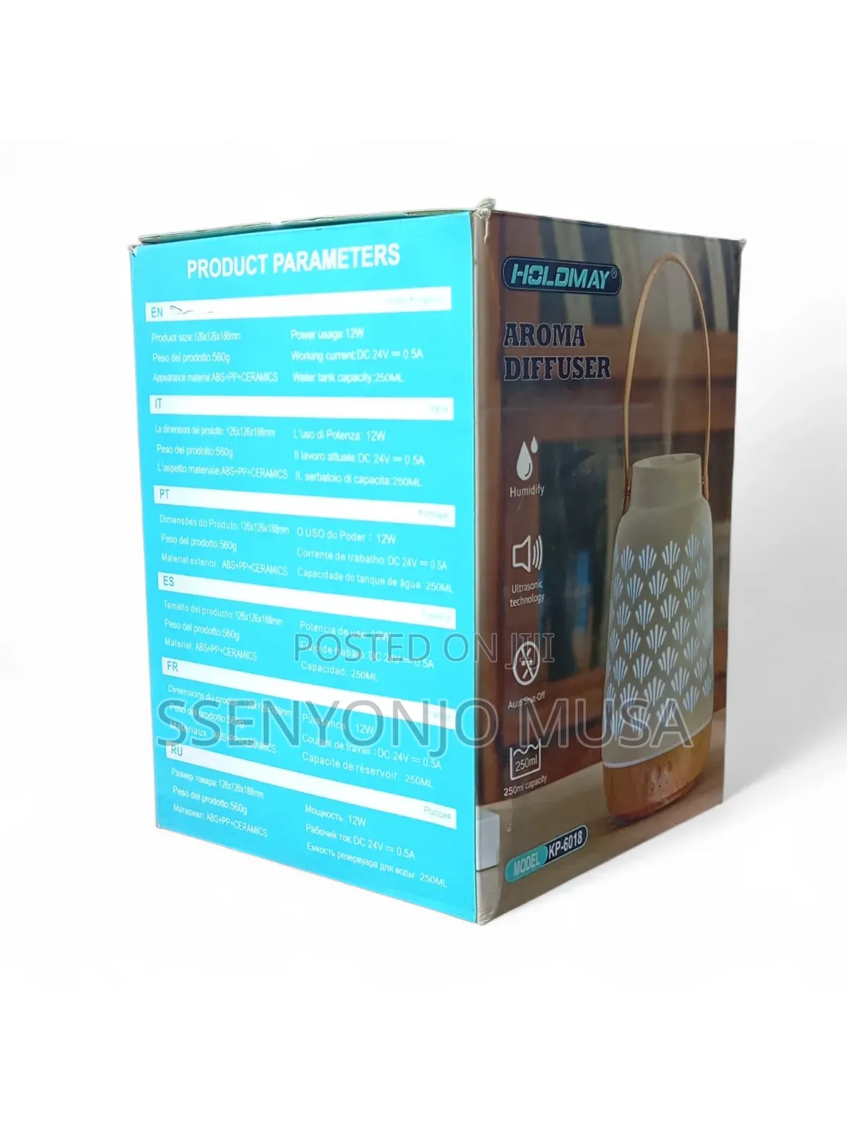Wifi Essential Oil Diffuser | Prague Wooden Ceramic Diffuser