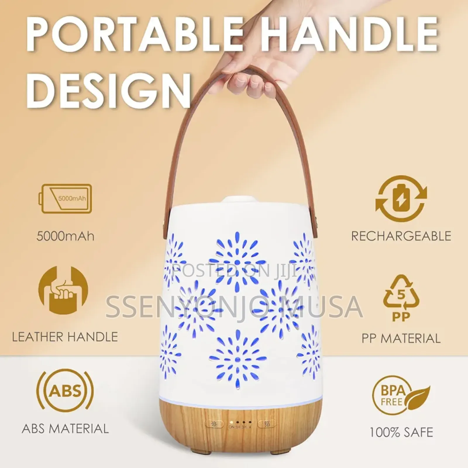Wifi Essential Oil Diffuser | Prague Wooden Ceramic Diffuser
