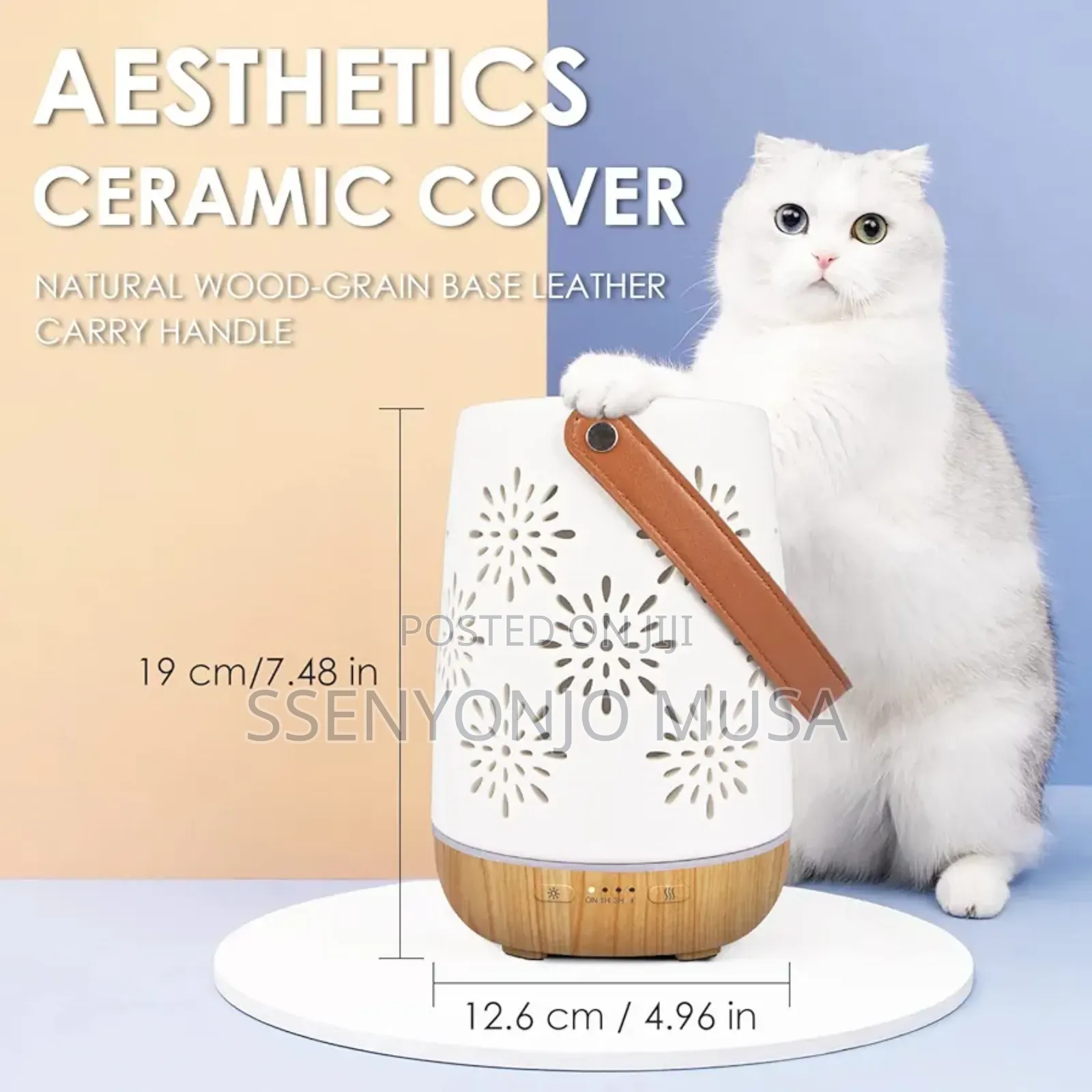 Wifi Essential Oil Diffuser | Prague Wooden Ceramic Diffuser