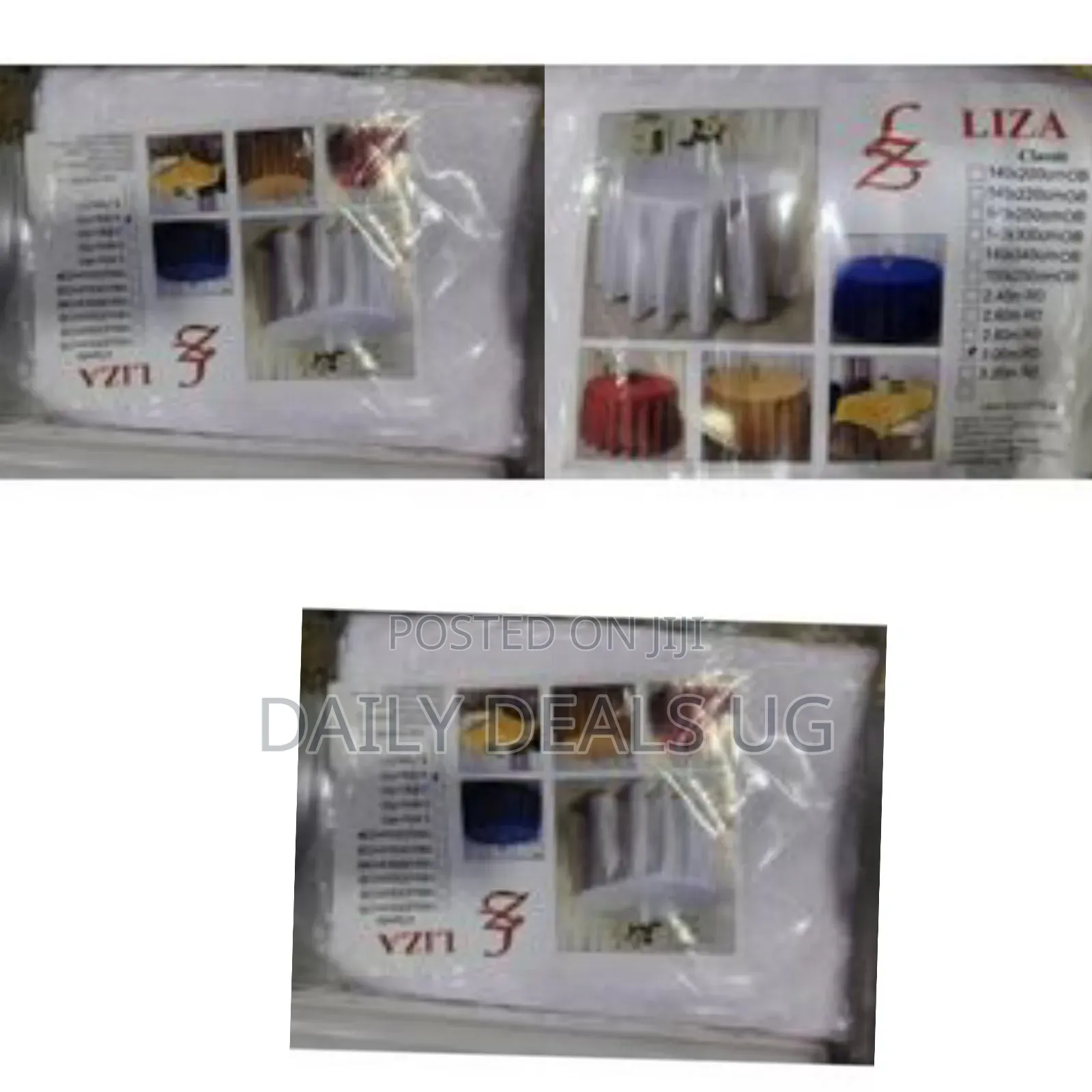 Liza Classic 100% Polyester Round Tablecloth - Multicolor