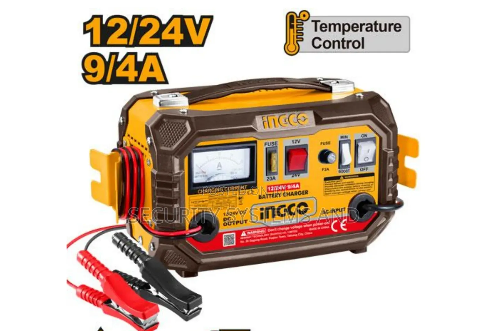 Car Battery Charger 12a - Ingco