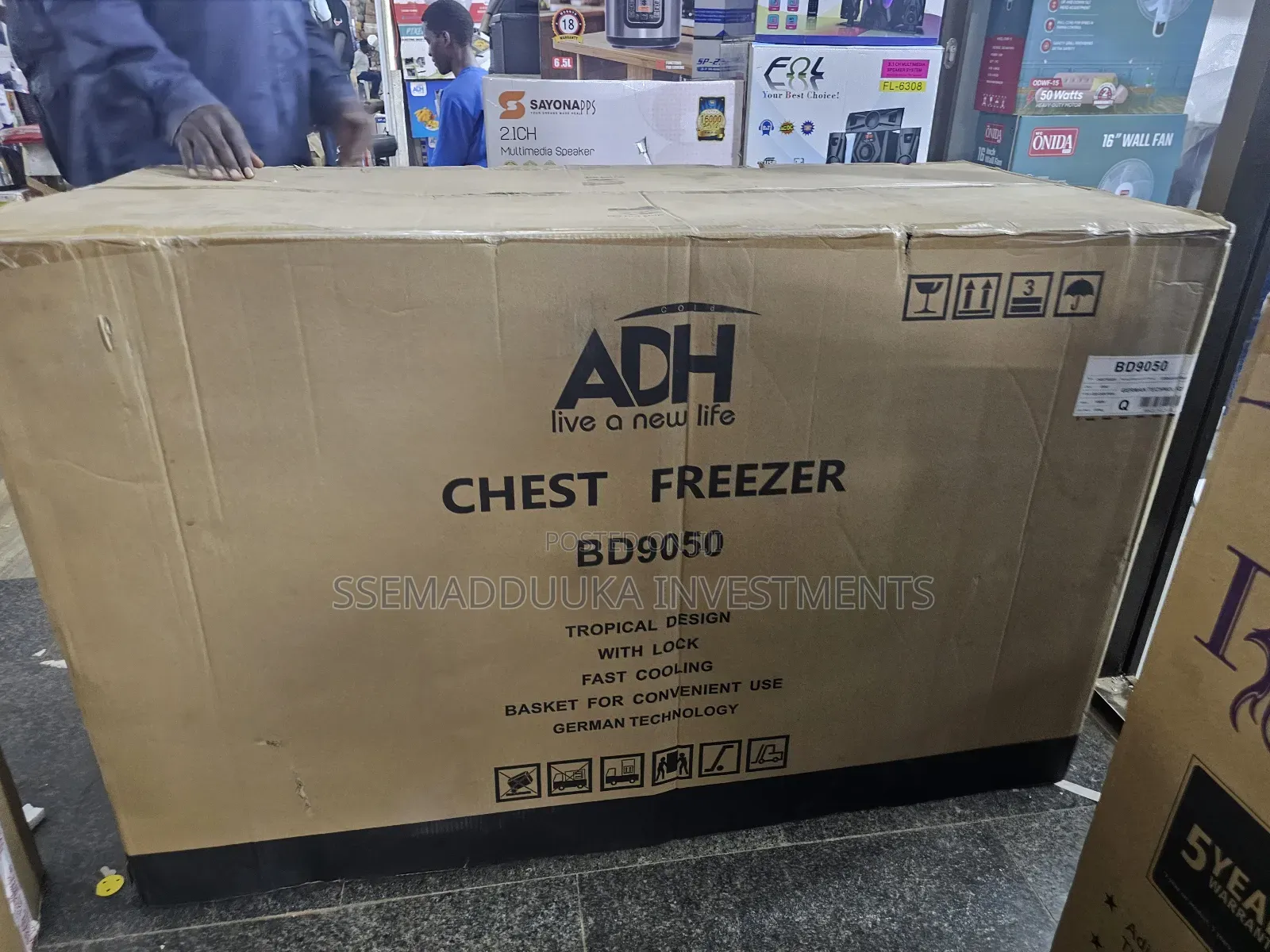 Adh 500 Litres Double Door Deep Freezer