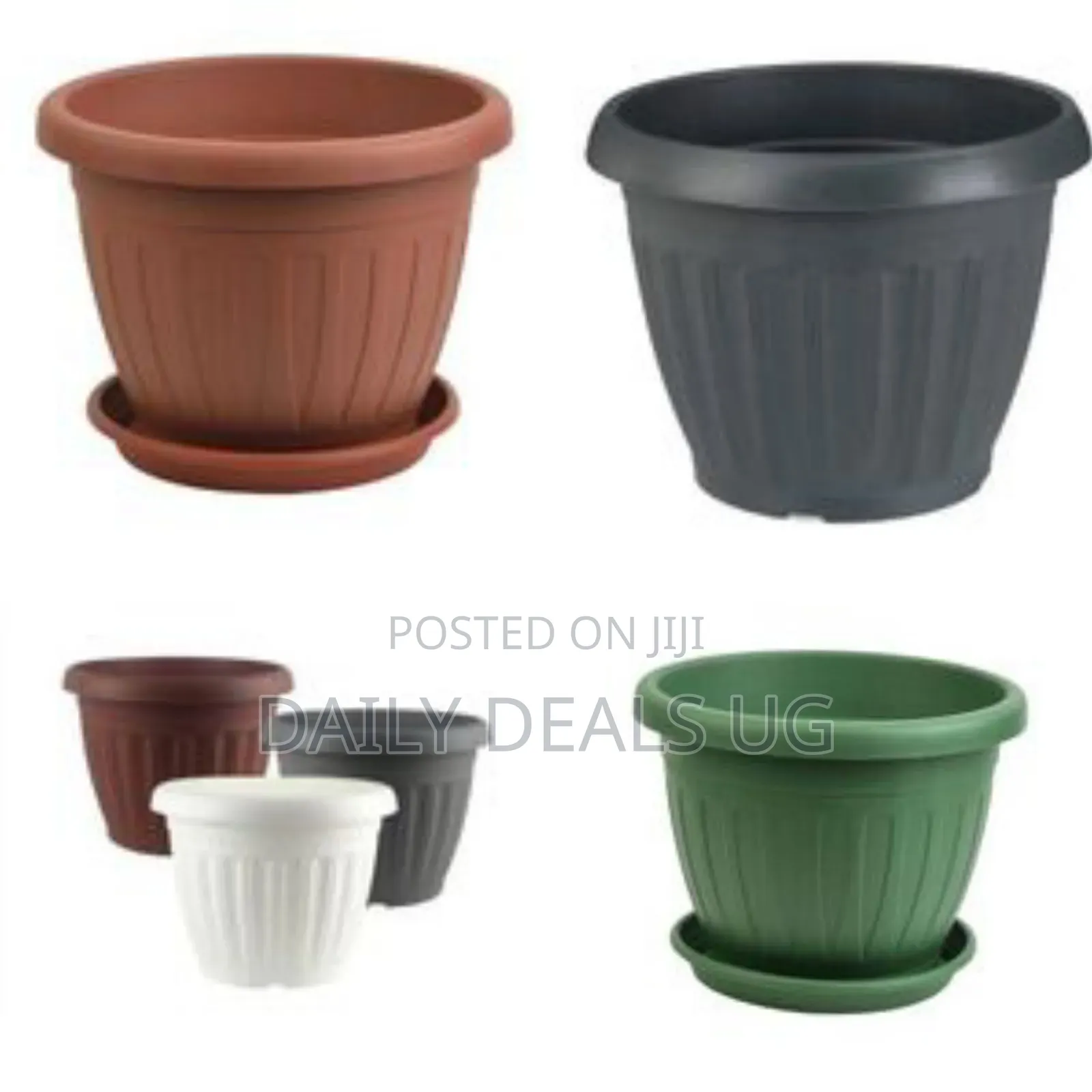 Very Large Planter for Natural or Artificial Plants-Multicolours