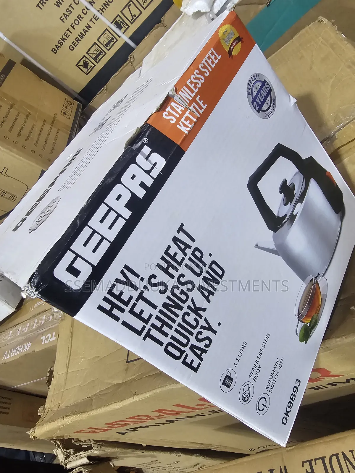 Geepas 4.1 Litres Electric Kettle