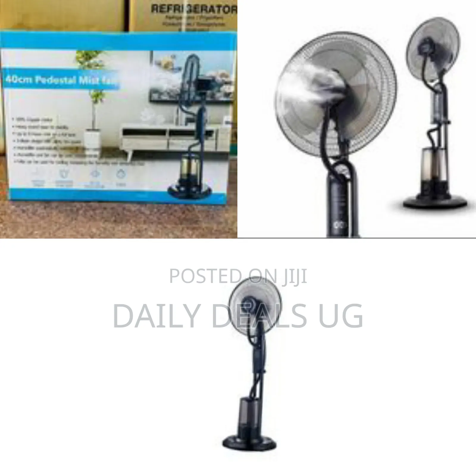 40cm Pedestal Mist Fan