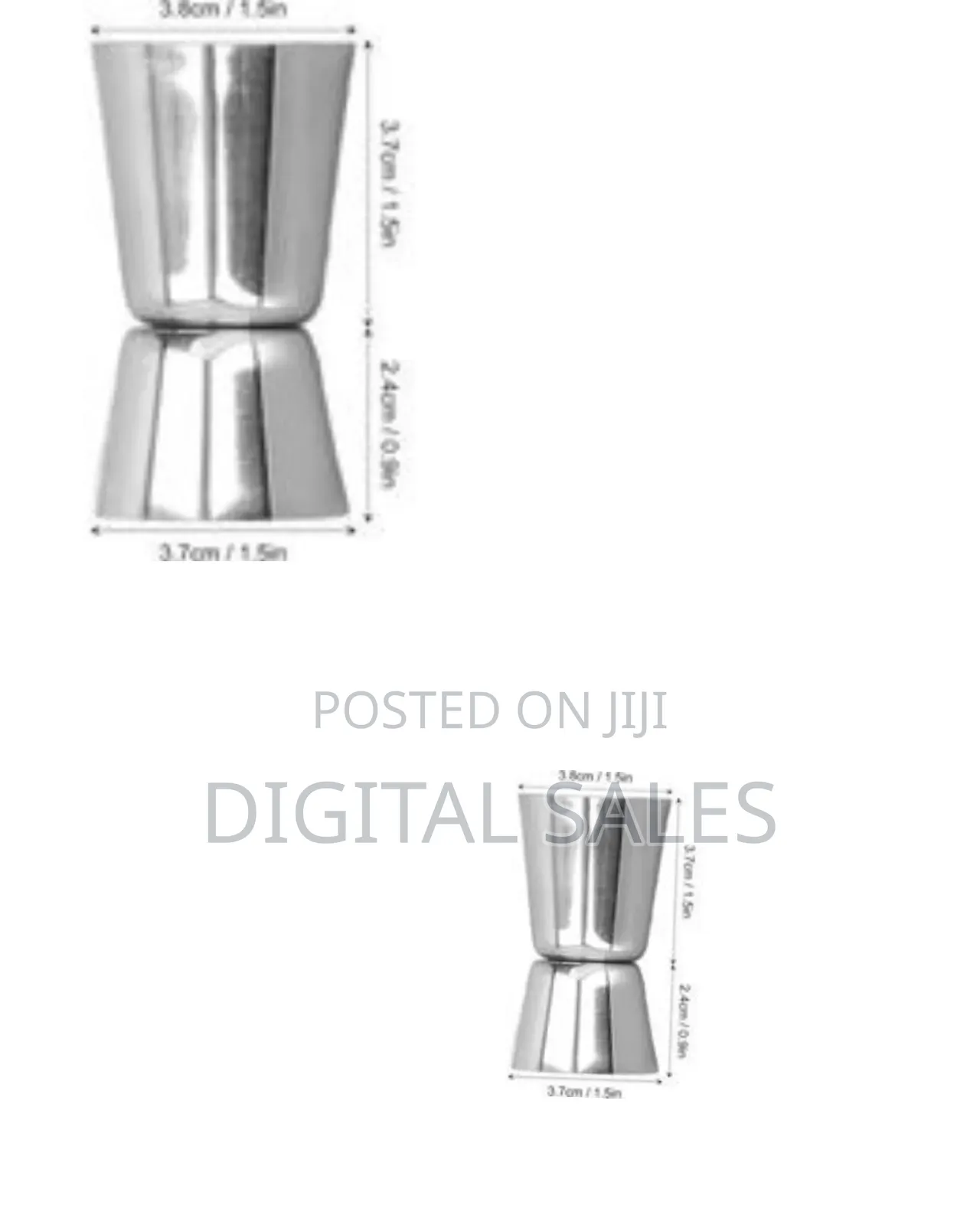 2 Piece Cocktail Shaker Set, 20/30ml