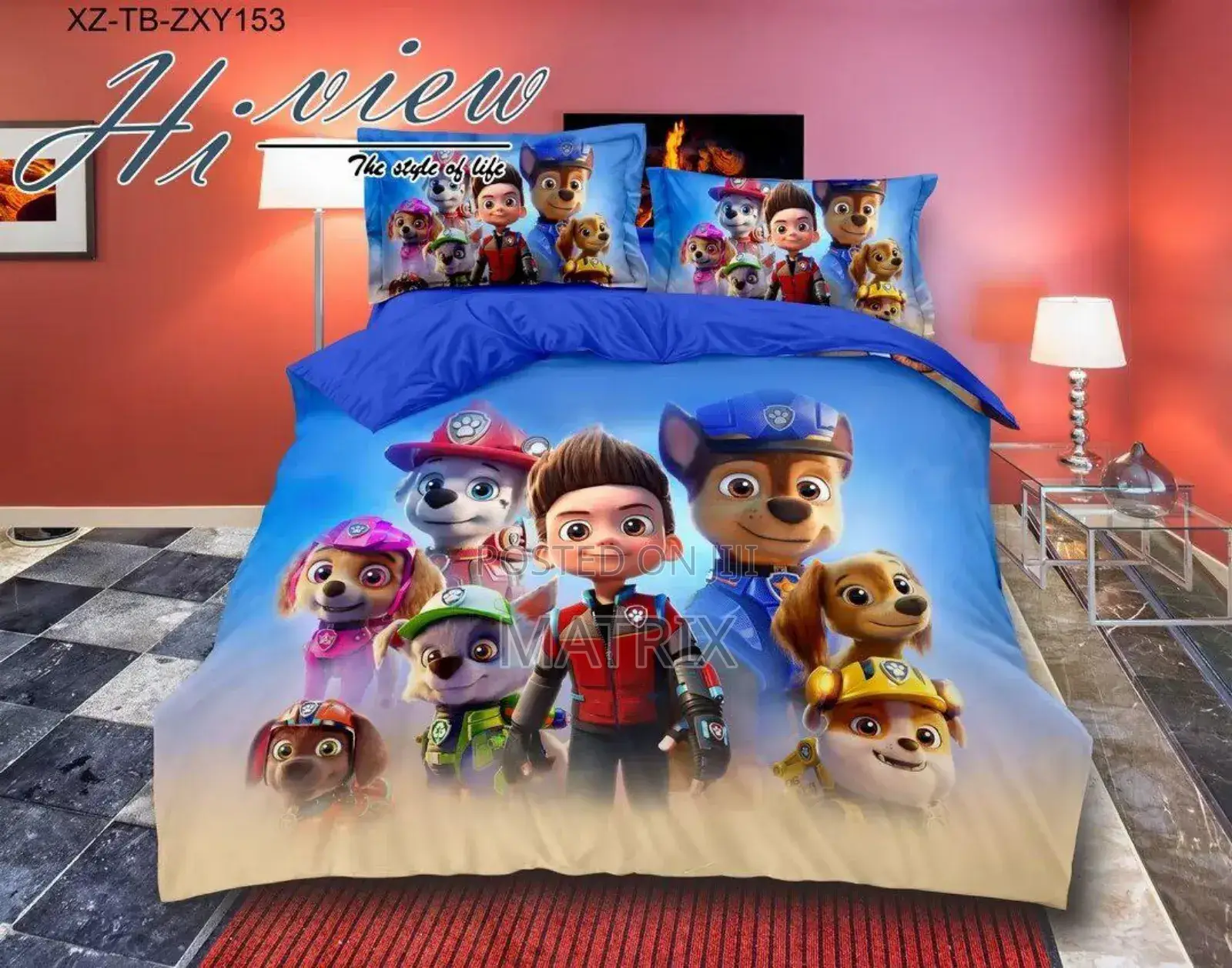 Characterised Kid's Duvets 1 Bedsheet, 1 Pillowcase and Duvet Itself