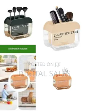 Versatile Cutlery and Chopstick Storage Case - Multicolor
