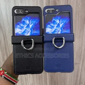 Leather Flip Phone Cases Withring Holder