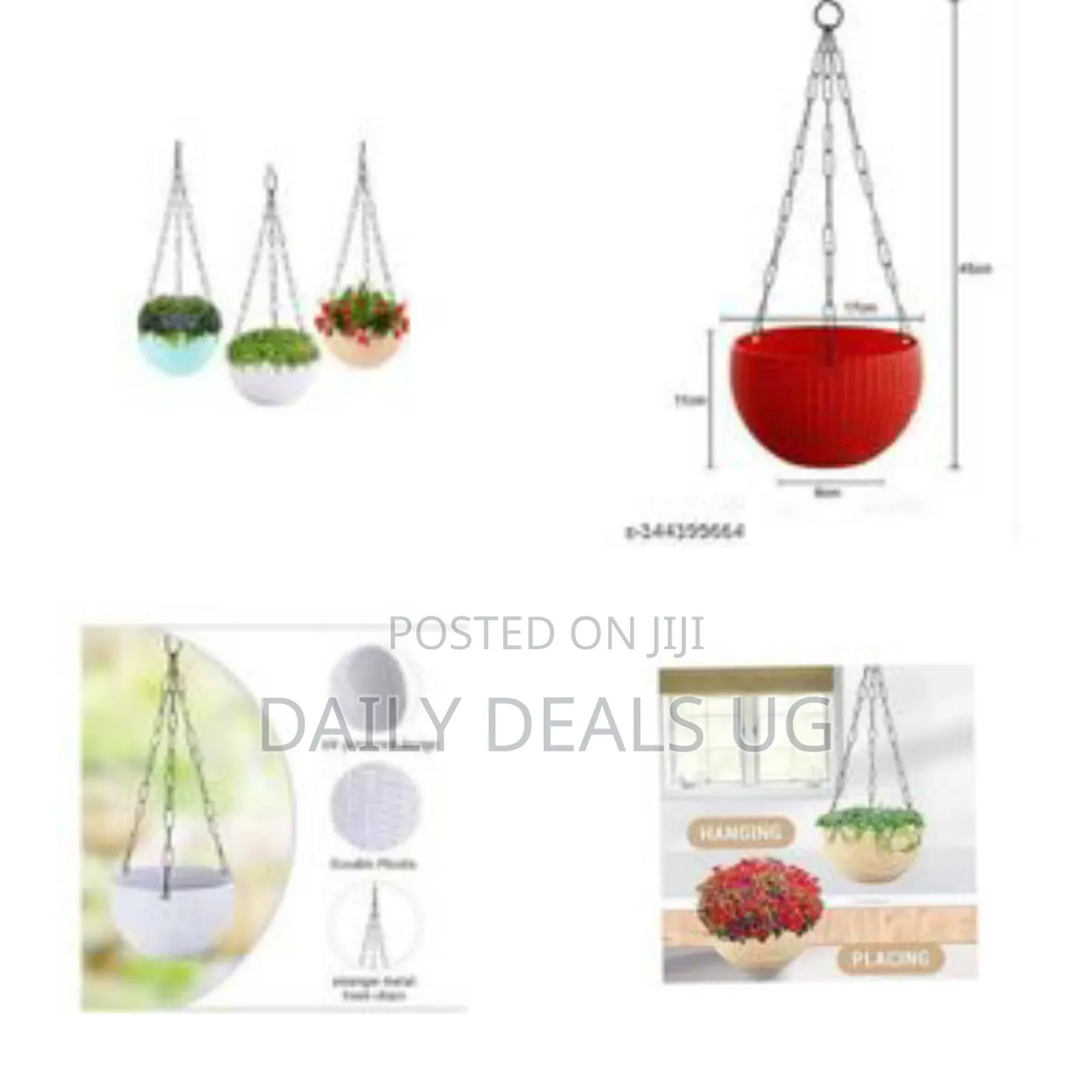 Versatile Woven-Style Planter - Multicolor