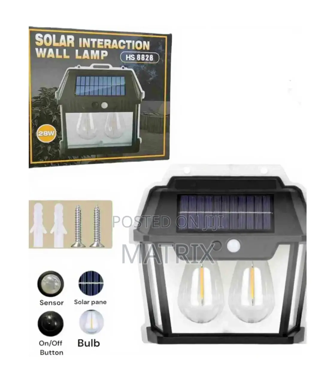 Solar Interaction Wall Lamp Light