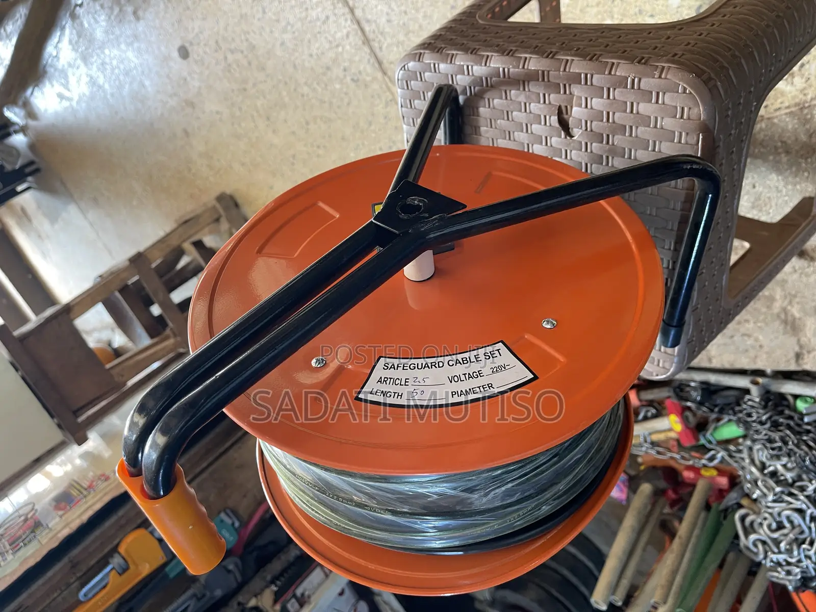 25m ,Extension Cables , (2.5mm) Cable Reel .